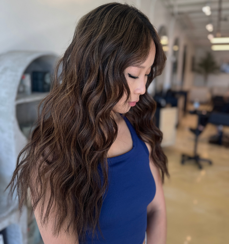 Long women's haircut in Tucson Hair Salon